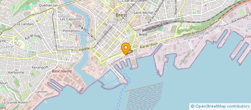 localisation de l'entreprise SCI KERMANE  BREST