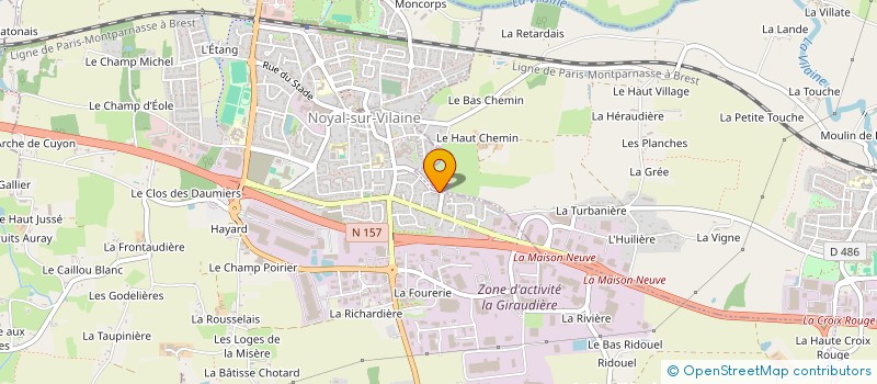 localisation de l'entreprise SCI KERMANIE  BRECE