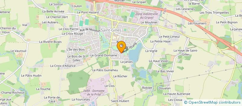 localisation de l'entreprise SCI KERMAREC à SAINT-GILLES