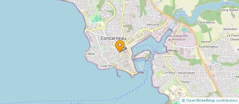 localisation de l'entreprise SCI KERMARIA  CONCARNEAU