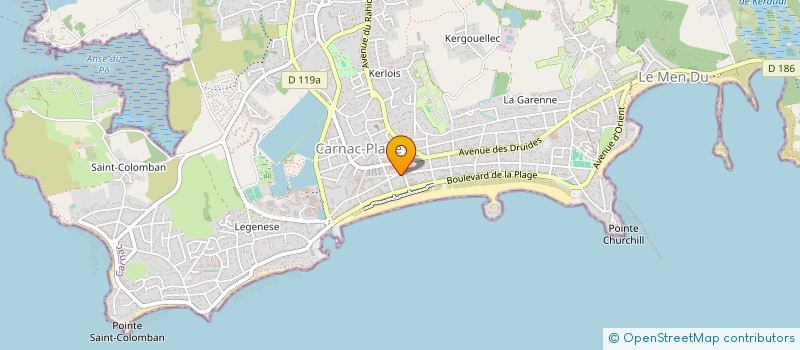 localisation de l'entreprise SCI KERMARIO CARNAC  CARNAC