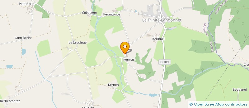 localisation de l'entreprise SCI KERMAT  LANGONNET