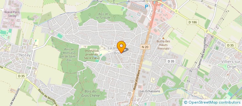 localisation de l'entreprise SCI KERMAUX A à LA VILLE-DU-BOIS