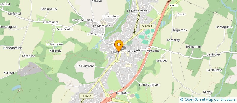 localisation de l'entreprise SCI KERMEN ET CIE  ELVEN