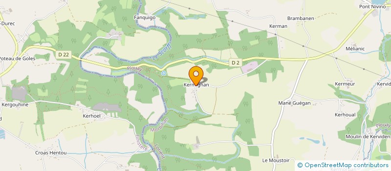 localisation de l'entreprise SCI KERMIGNAN  PLOUAY