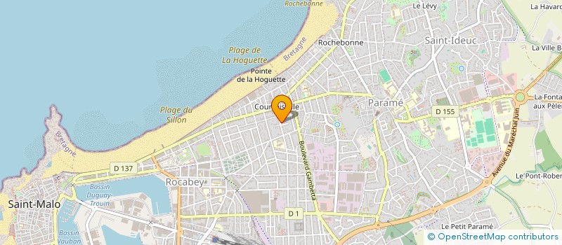 localisation de l'entreprise SCI KERMILZOUK  SAINT-MALO