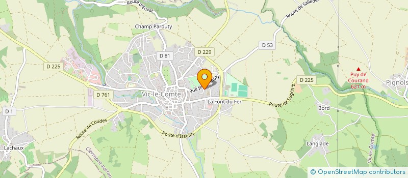 localisation de l'entreprise SCI KERMITT  VIC-LE-COMTE