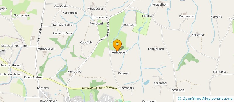 localisation de l'entreprise SCI KERMOADEN  PLOUARZEL