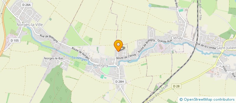 localisation de l'entreprise SCI KERMOR  BRETIGNY