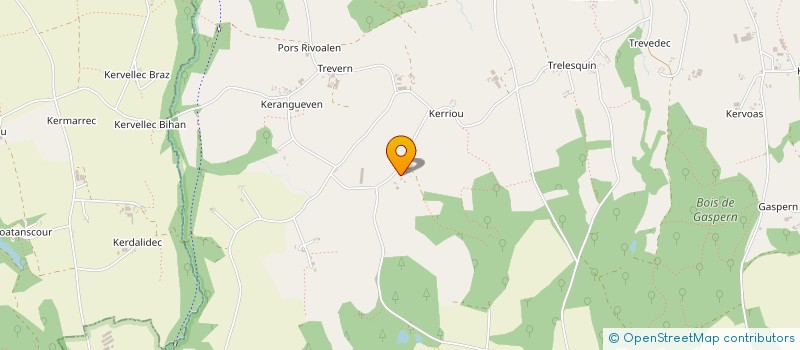 localisation de l'entreprise SCI KERMORIK  PLOUGONVEN