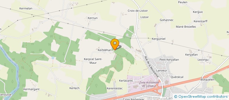localisation de l'entreprise SCI KERMORVANT  LANGUIDIC