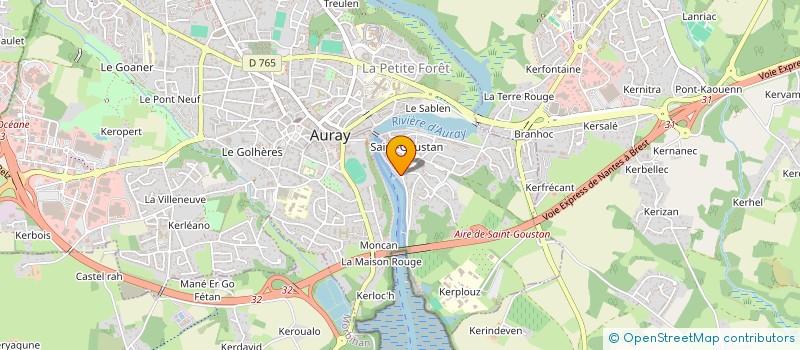 localisation de l'entreprise SCI KERNAIME à AURAY