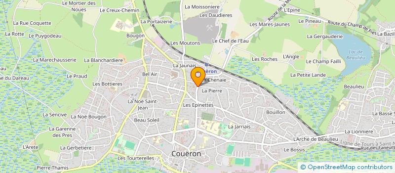 localisation de l'entreprise SCI KERNAS à COUERON