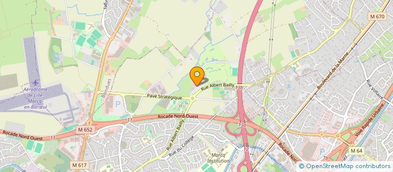 localisation de l'entreprise SCI KERNAVALEN à MARCQ-EN-BARŒUL