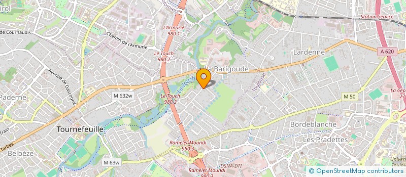 localisation de l'entreprise SCI KERNAVRIOU  TOURNEFEUILLE