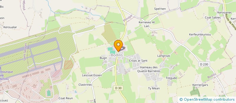 localisation de l'entreprise SCI KERNEIS  CLEDER