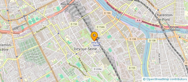 localisation de l'entreprise SCI KERNEL  IVRY SUR SEINE