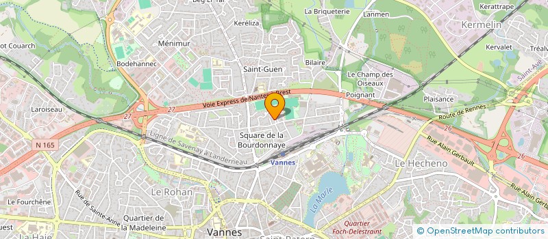 localisation de l'entreprise SCI KERNICA à VANNES