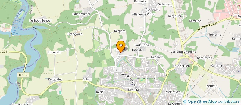 localisation de l'entreprise SCI KERNOD  GUIDEL