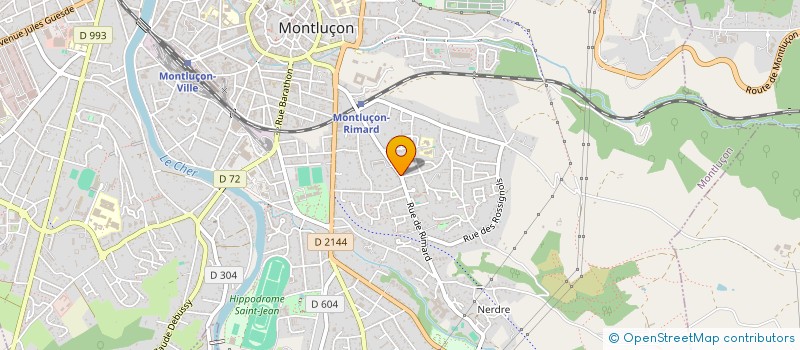 localisation de l'entreprise SCI KERNOELLE à MONTLUCON