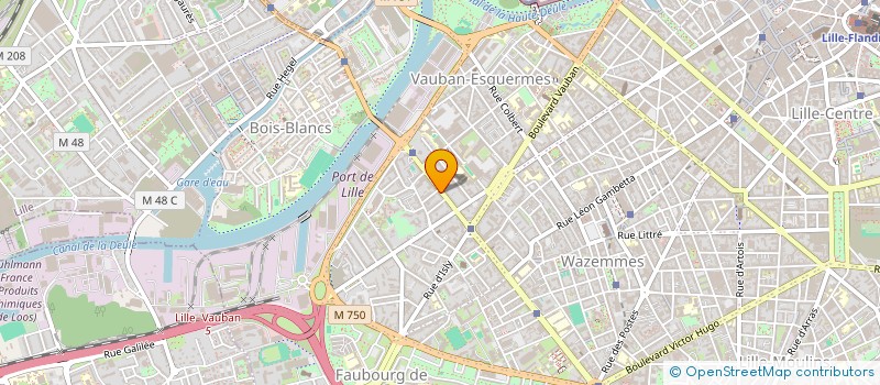 localisation de l'entreprise SCI KERNOR à LILLE