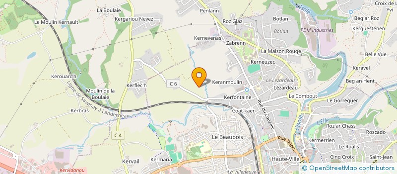 localisation de l'entreprise SCI KERNOURS  MELLAC