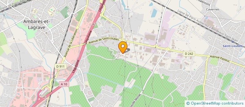 localisation de l'entreprise SCI KEROGA  SAINT-LOUBES