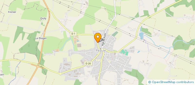 localisation de l'entreprise SCI KEROGER  PEAULE