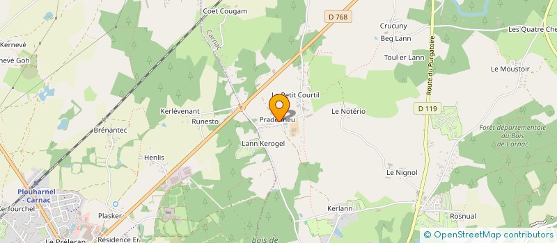 localisation de l'entreprise SCI KEROGILE  CARNAC