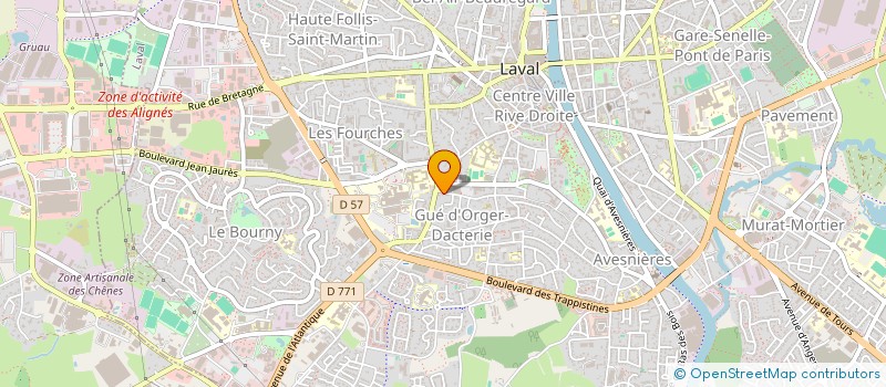 localisation de l'entreprise SCI KEROLENE à LAVAL