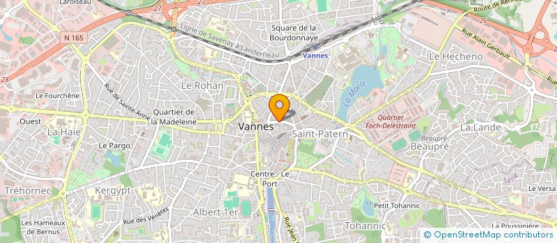 localisation de l'entreprise SCI KEROLLAIRE 8 à VANNES