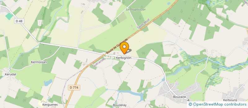 localisation de l'entreprise SCI KEROMB  GUERANDE