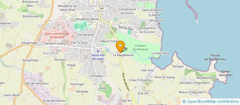 localisation de l'entreprise SCI KERON  SAINT-POL-DE-LEON