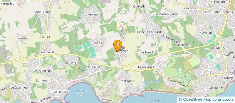 localisation de l'entreprise SCI KERONAN à PLOEMEUR