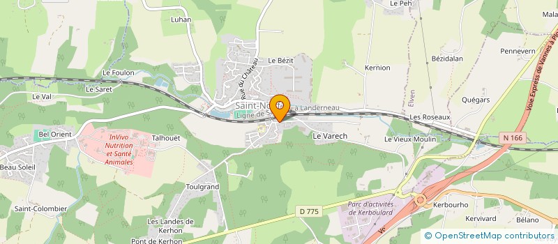 localisation de l'entreprise SCI KERORGANT  SAINT-NOLFF