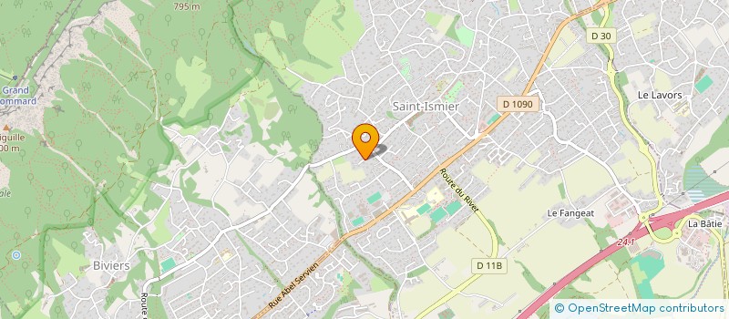 localisation de l'entreprise SCI KEROS  SAINT-ISMIER