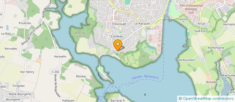 localisation de l'entreprise SCI KEROUARCH à VANNES
