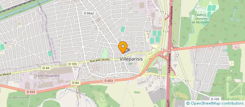 localisation de l'entreprise SCI KEROUL  VILLEPARISIS