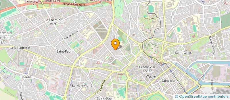 localisation de l'entreprise SCI KEROULIN CORNOUAIELLE à CAEN