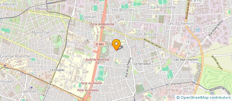 localisation de l'entreprise SCI KERPEN  BRON