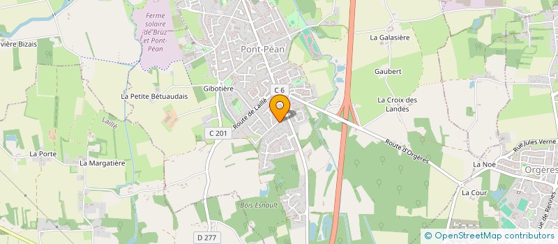 localisation de l'entreprise SCI KERPHEL  PONT-PEAN