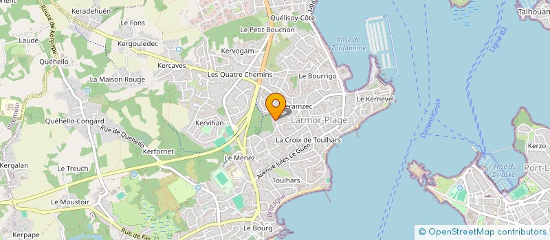 localisation de l'entreprise SCI KERPOMPON  LARMOR-PLAGE