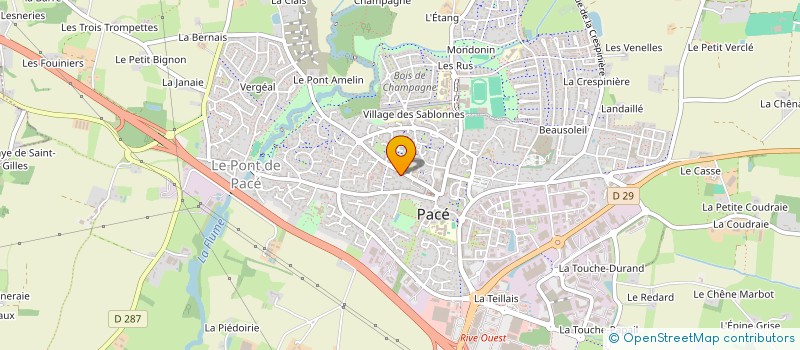 localisation de l'entreprise SCI KERPONT à PACE
