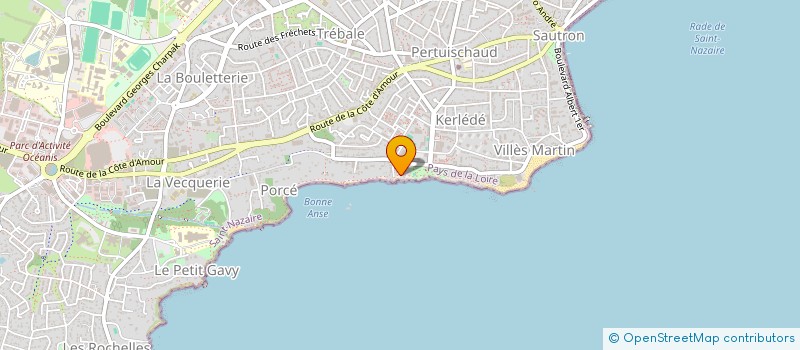 localisation de l'entreprise SCI KERPONT  SAINT-NAZAIRE