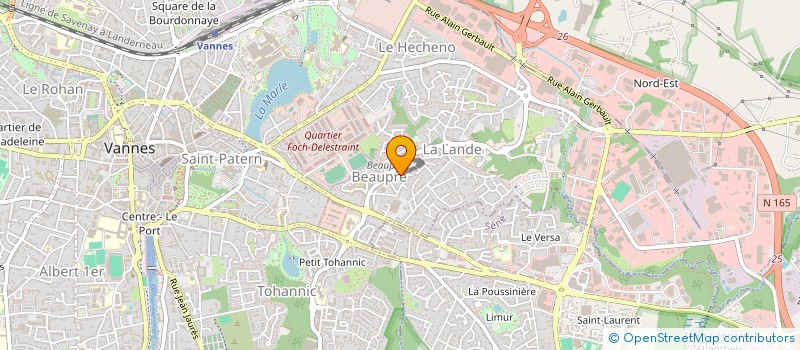 localisation de l'entreprise SCI KERPRE à VANNES