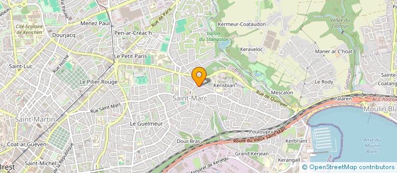 localisation de l'entreprise SCI KERPRES  BREST