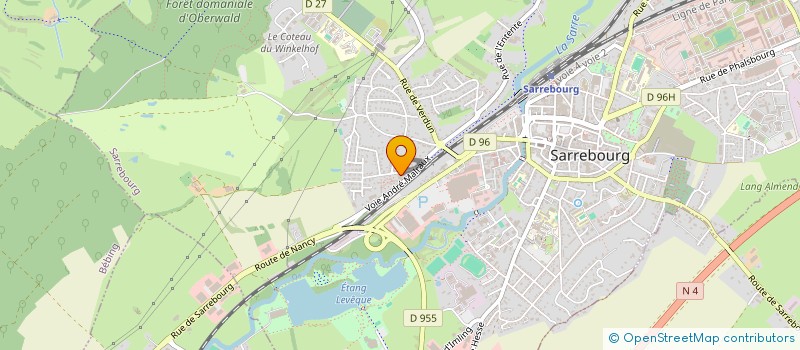 localisation de l'entreprise SCI KERPRICH à SARREBOURG