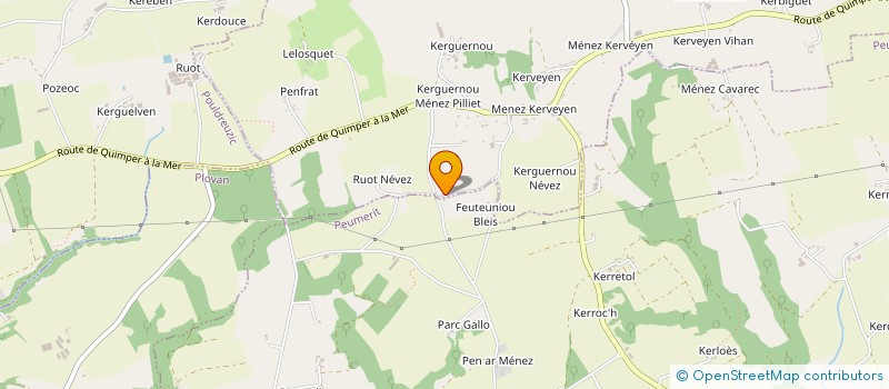localisation de l'entreprise SCI KERPRIJEZ  PLOGASTEL-SAINT-GERMAIN