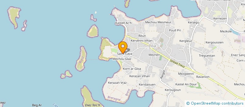 localisation de l'entreprise SCI KERRIOU  PLOUGUERNEAU