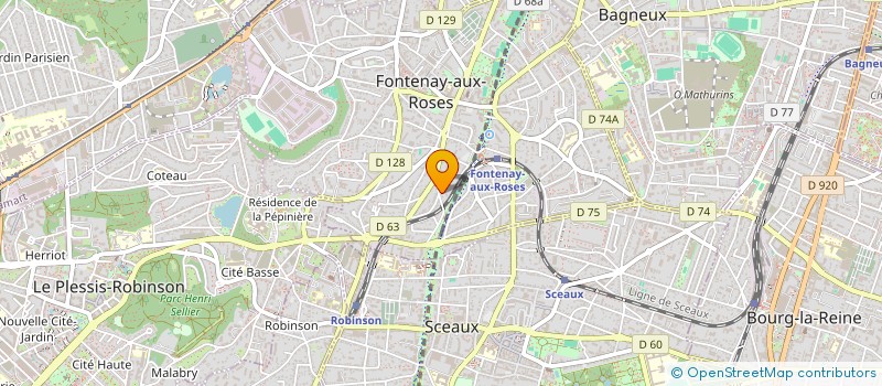 localisation de l'entreprise SCI KERRIS à FONTENAY-AUX-ROSES